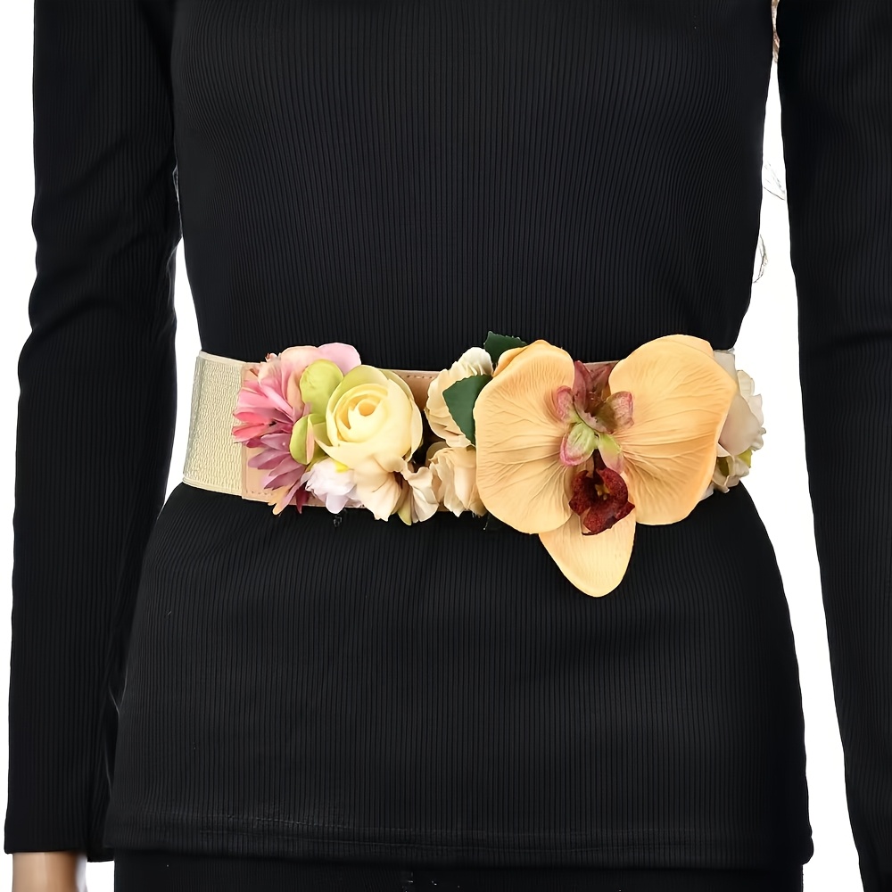 ベルト YOUHEE FLOWER CORSAGE LAYERED BELT 4BTR963 ベルト YOUHEE FLOWER CORSAGE LAYERED BELT 4BTR963 Belts