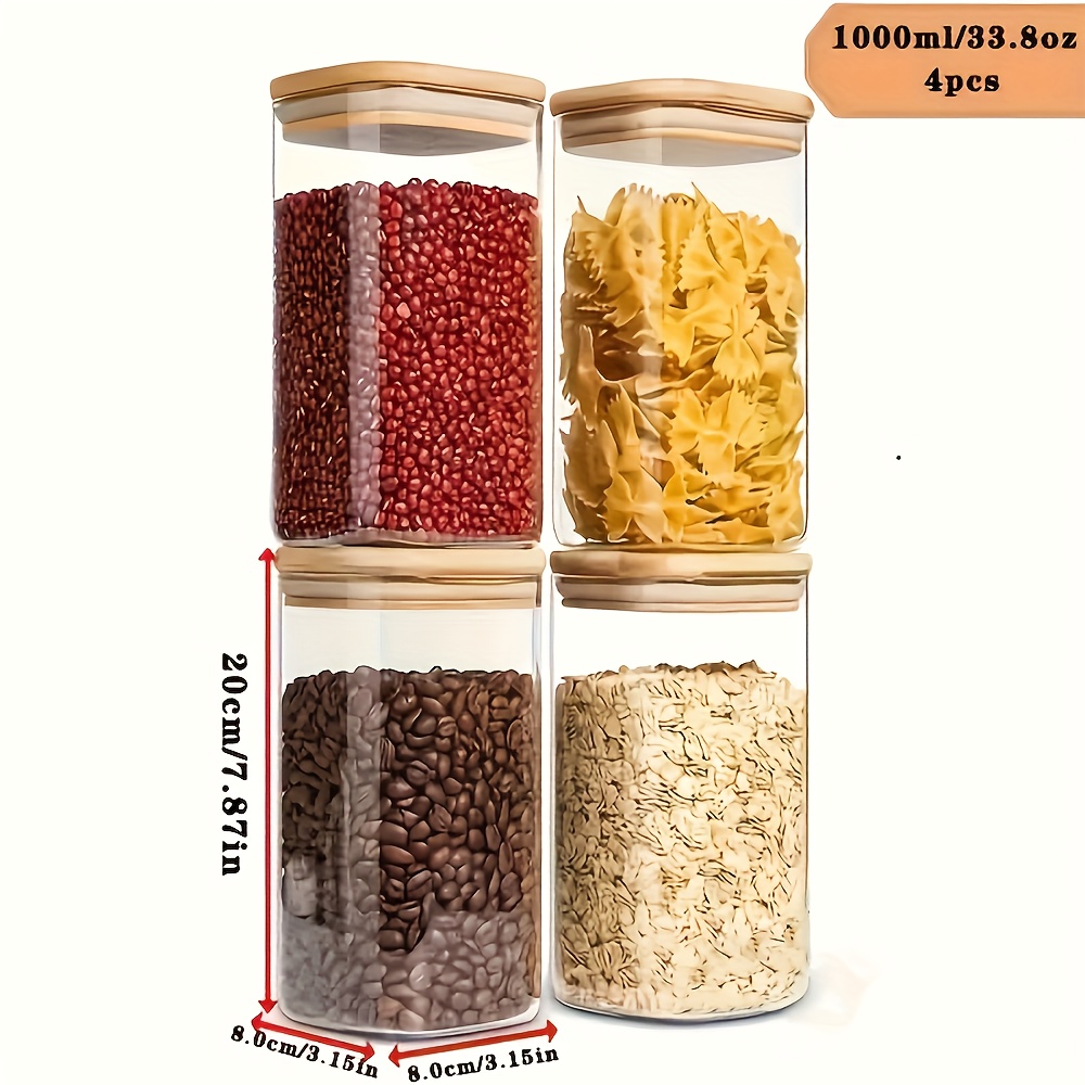 4 pack matförvaringsbehållare 1000ml - Temu Sweden