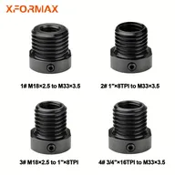 Ciieeo 5C Threaded Collet Stop Set – Adjustable Internal Positioning Screw For CNC Lathe & Milling Machines, Steel, Black Finish