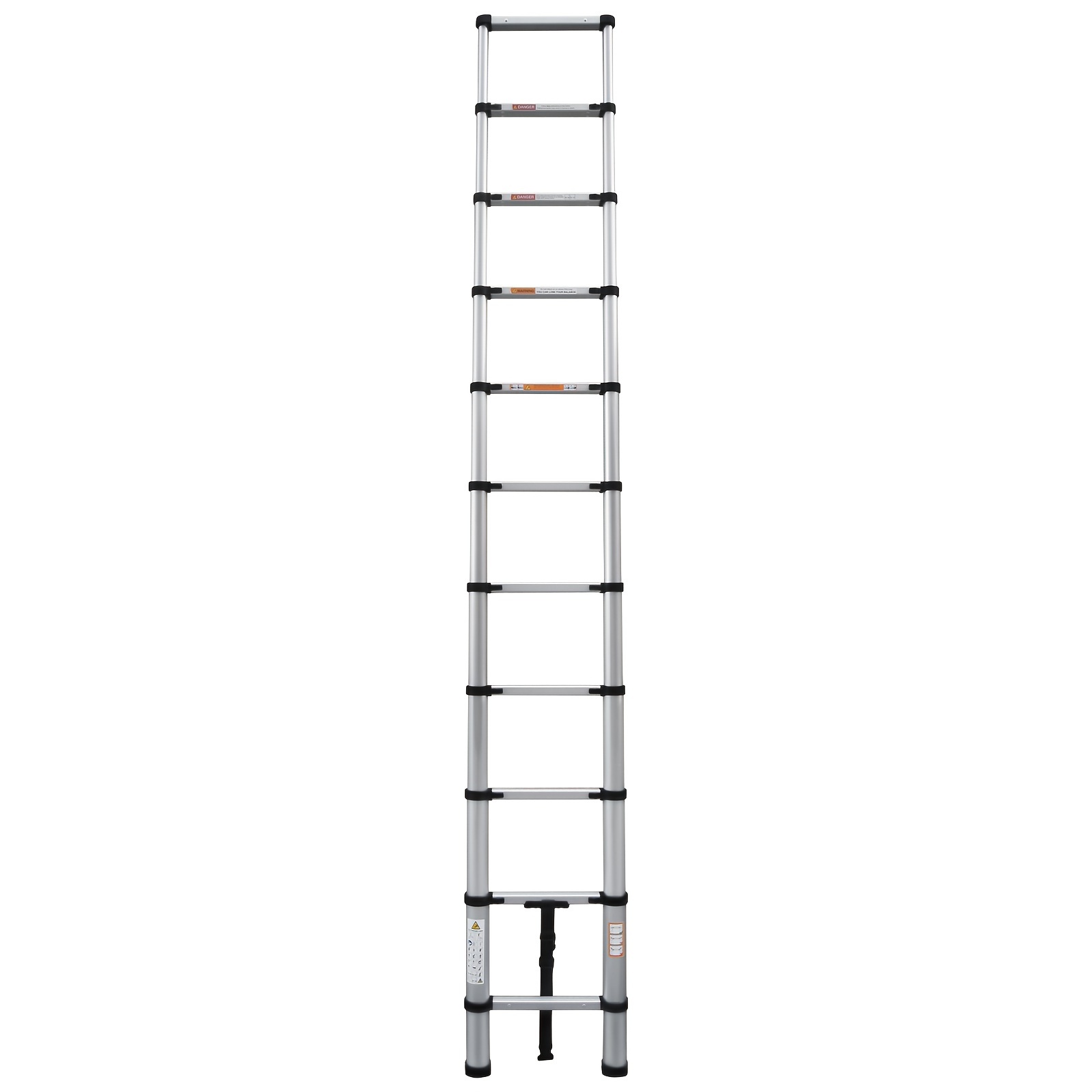 Buy Aluminum Telescopic Ladder 16.5Ft Portable Extension Folding Multi Purpose Heavy Duty Compact Ladder With Hinges 330lb Load Capacity Non
