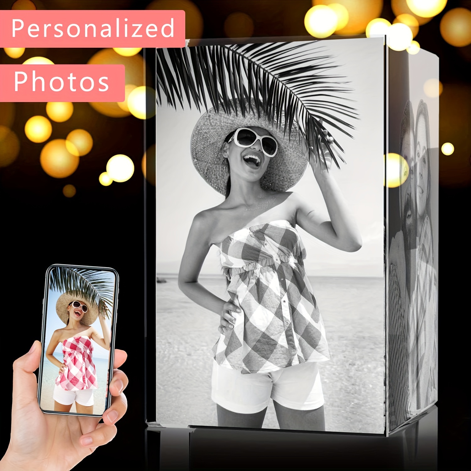 

1pc, Personalization Photos As Holiday Gifts For Mothers Loved Ones Friends Surprise Home Decoration Photo Frame Customized Souvenirs