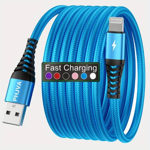 3 3ft 6 6ft 9 9ft fast charging cable for iphone 14 13 12 11pro max xs xr 8 7 6 5 for ipad data synchronization cable