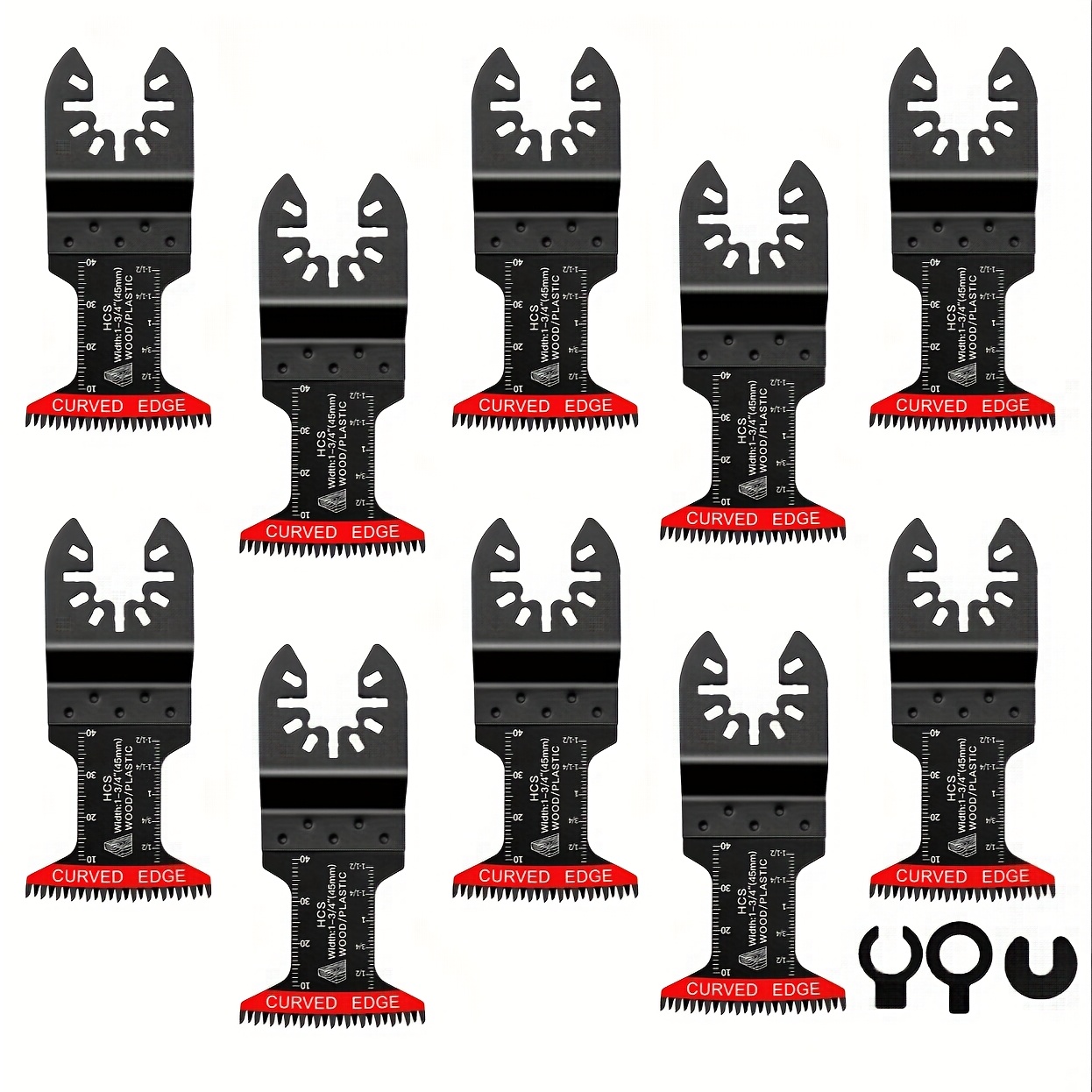 Oscillating Multi Tool Saw Blades Sets Universal Saw Blade Accessories (6 pcs carbide