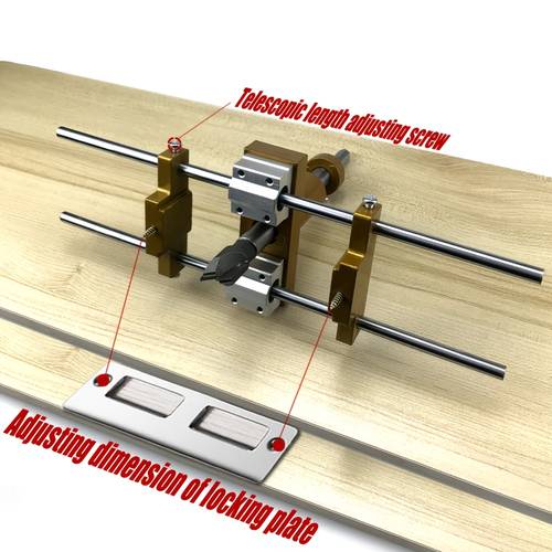 grooving tool practical door lock installation grooving tool with telescopic adjustable length suitable for different door lock sizes