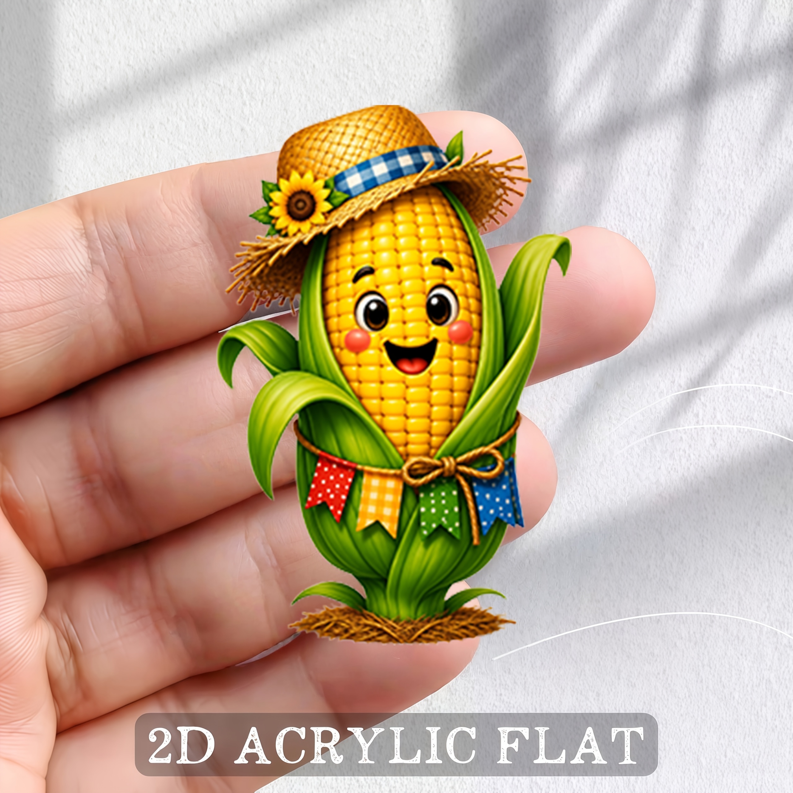 TEMU 1 pz Magnete per frigorifero con stampa piatta 2D Adesivo decorativo per frigorifero Adesivo per frigorifero con colori brillanti e di lunga Non