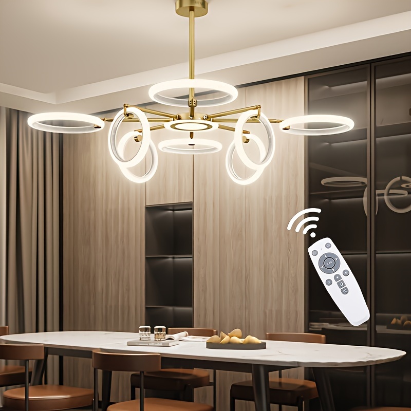 

Adjustable Led Ceiling Light, , 10800lm, 120w, 2800-7000k Dimmable, With Remote Control, Modern Ceiling Light For Restaurants, Living Rooms, Bedrooms, Etc