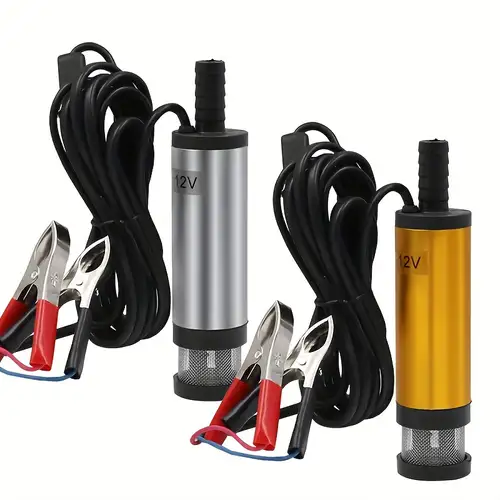 GOXAWEE Multifunktionale elektrische Mini-Ölpumpe 8500 U/min, tragbare  Dieselkraftstoff-Förderpumpe mit Filter, Tauchwasserpumpe, für Auto, LKW