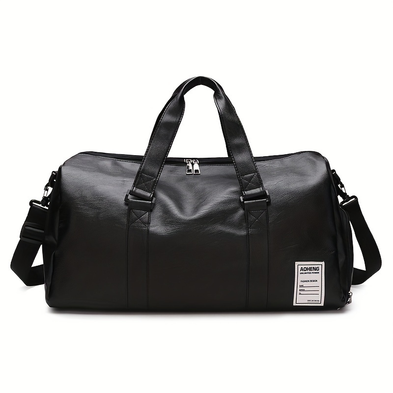 

Fashionable Travel Bag With Large Capacity, High-quality Pu Business Travel Bag, Shoe Compartment, Gym Sports Bag, Travel Tote, Sports Crossbody Bag, And Gym Tote.
