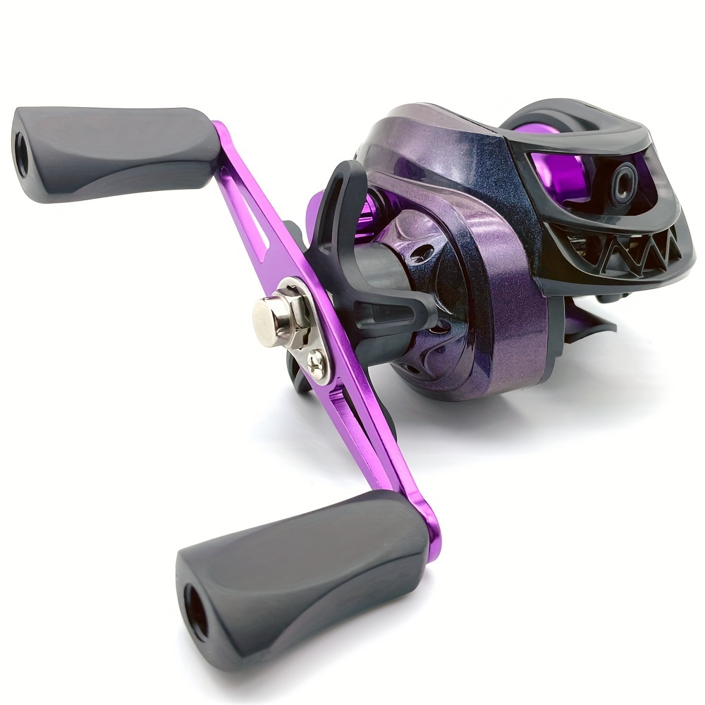 

Baitcasting Reel, 7.2:1 High Speed Gear Ratio, 8kg Max Drag, Left/right Handle Option, Magnetic Brake, Ideal For Trout, Pike, Bass - Durable Casting Fishing Gear