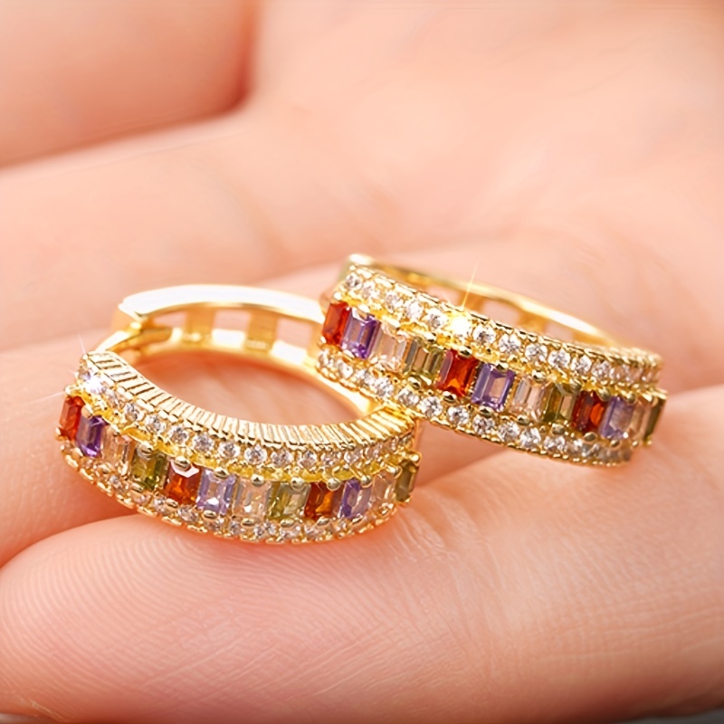 Boucles D'oreilles Fantaisie Vintage - Style Rétro - Occasion Avec Traces D'usage - Parfaites Pour Un Look Ancien