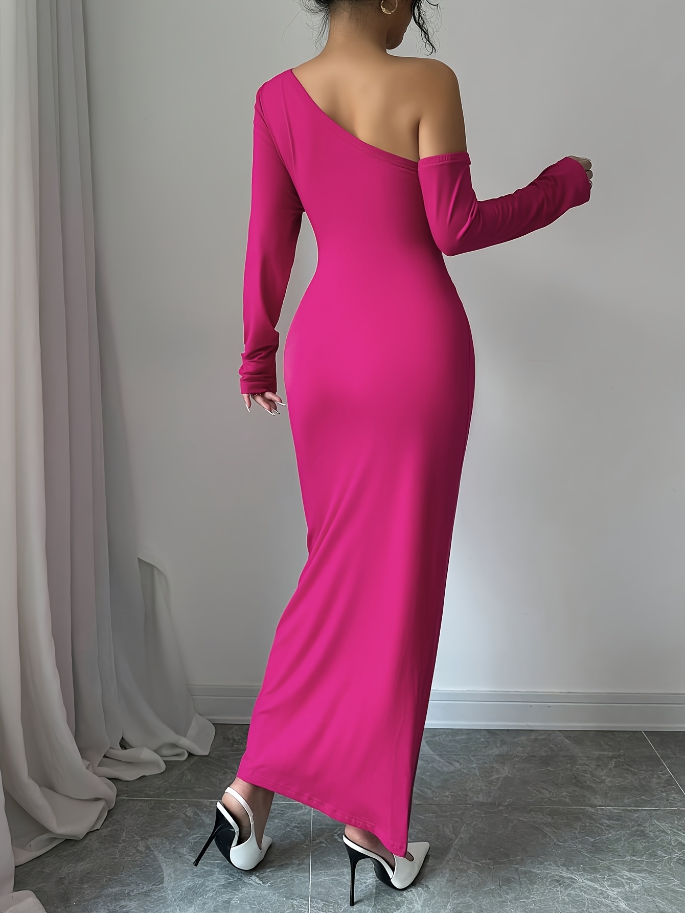 magenta fall dress Evelyn Dress | Magenta