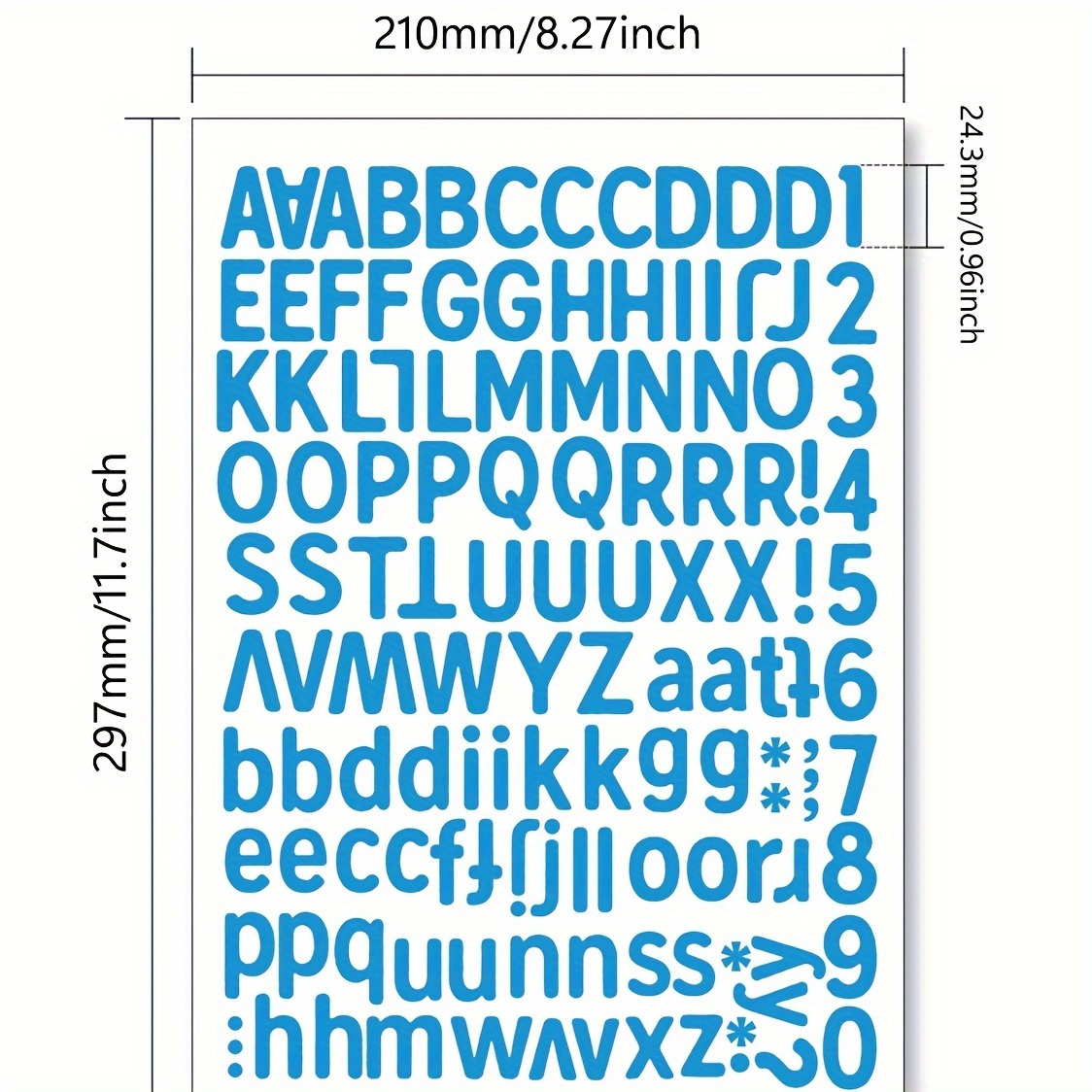 8 Stück, Blätter Buchstaben-Aufkleber Selbstklebende  Vinyl-Buchstaben-Alphabet-Nummern-Aufkleber-Aufkleber Für Schilder, Tür,  Auto, Busine