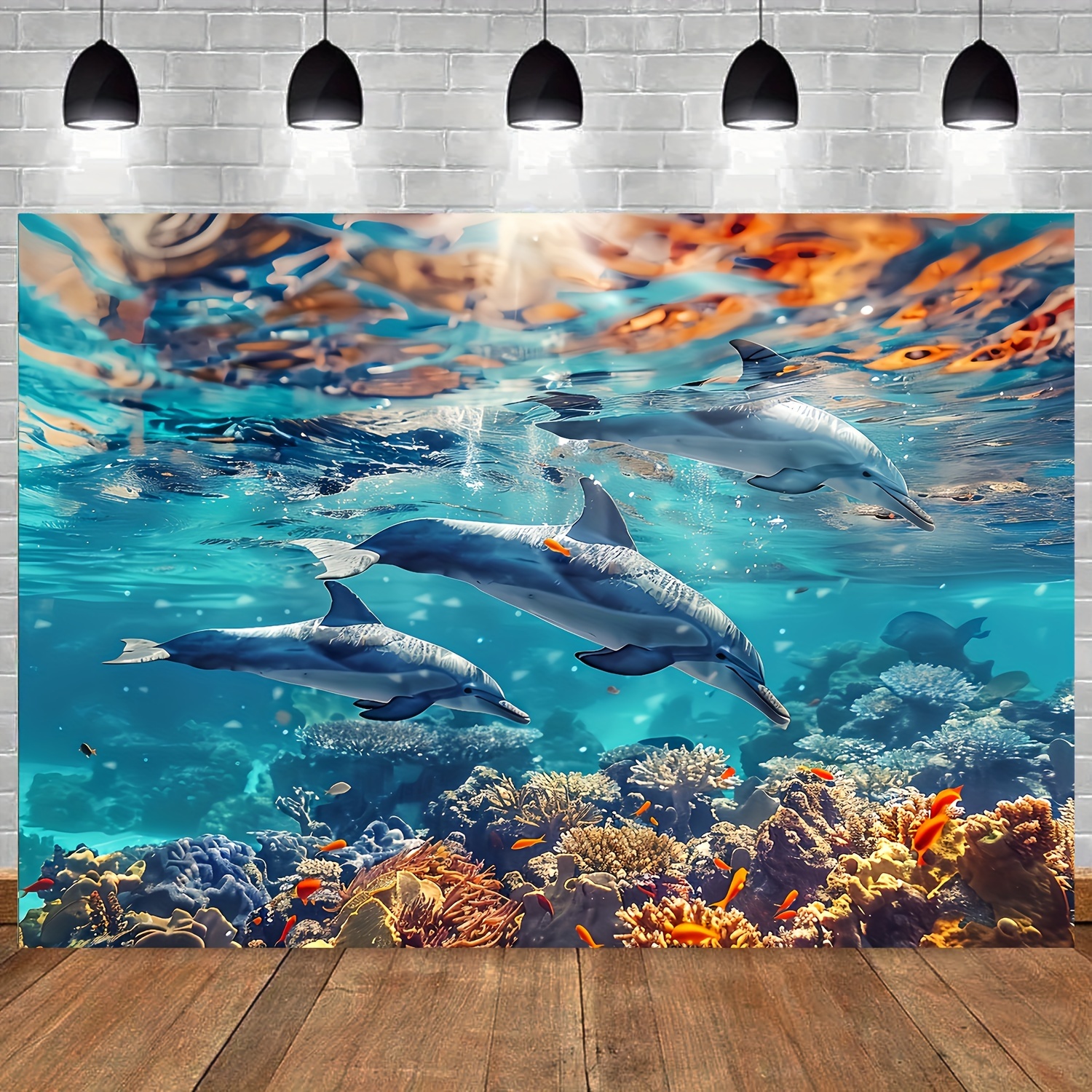 sea polyester backdrop theme parties - Temu, image size:1500x1500