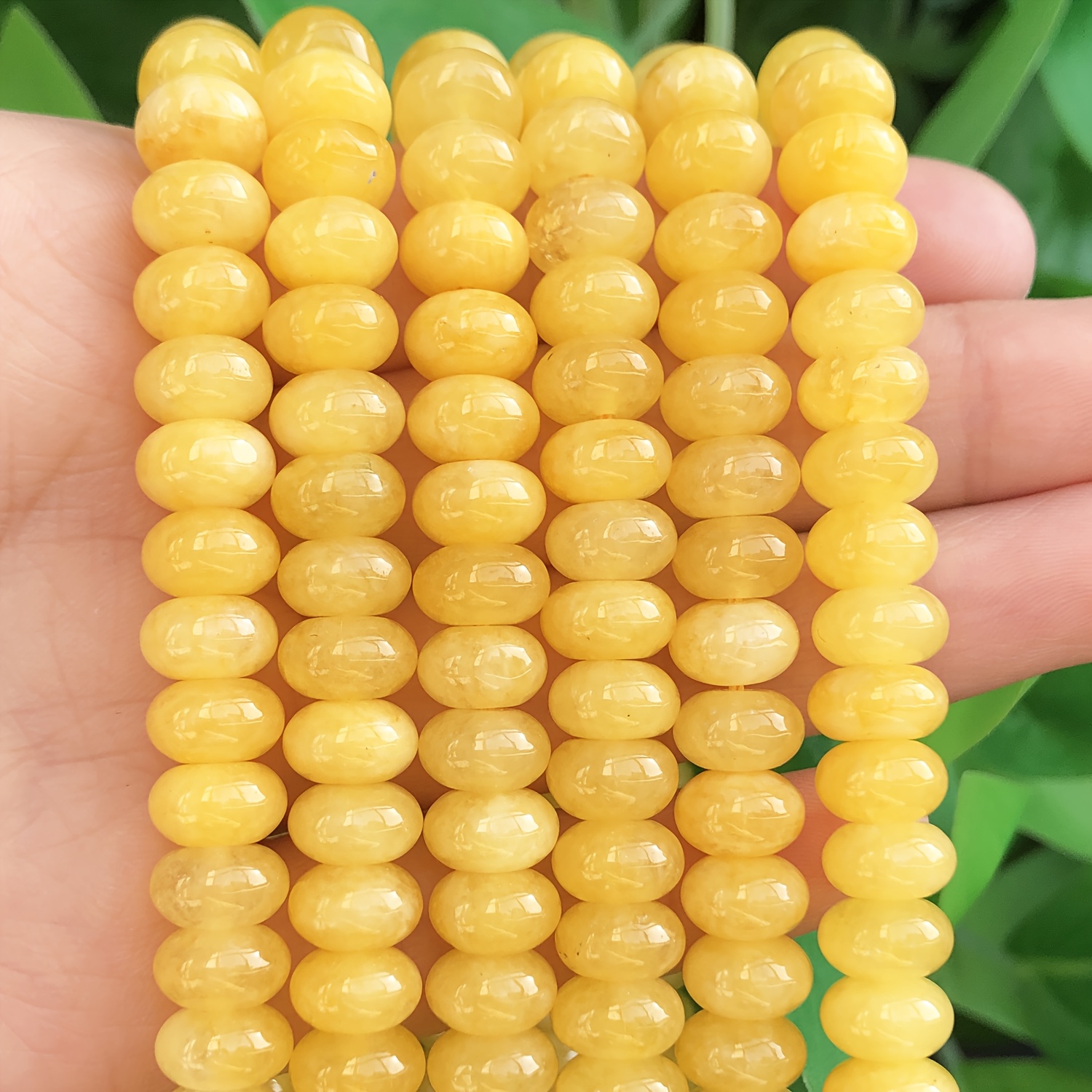 TEMU 8x5mm Abacus Beads, 75 Loose Spacer Beads For Jewelry Making, Exquisite Diy Beads For Bracelets, Necklaces, Earrings, And Handmade Craft