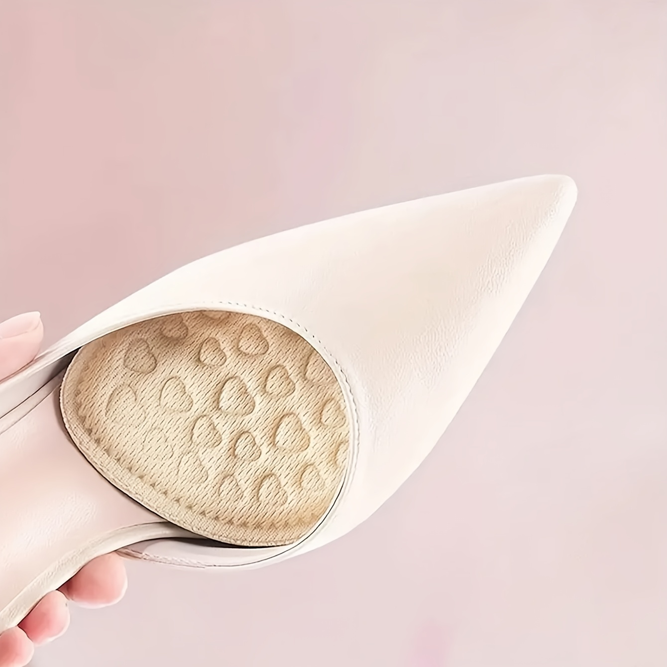 1 Pair of Comfortable Front Feet for Foot Care Forefoot Pad, Non-Slip Semi-Insole, Suitable for High Heels