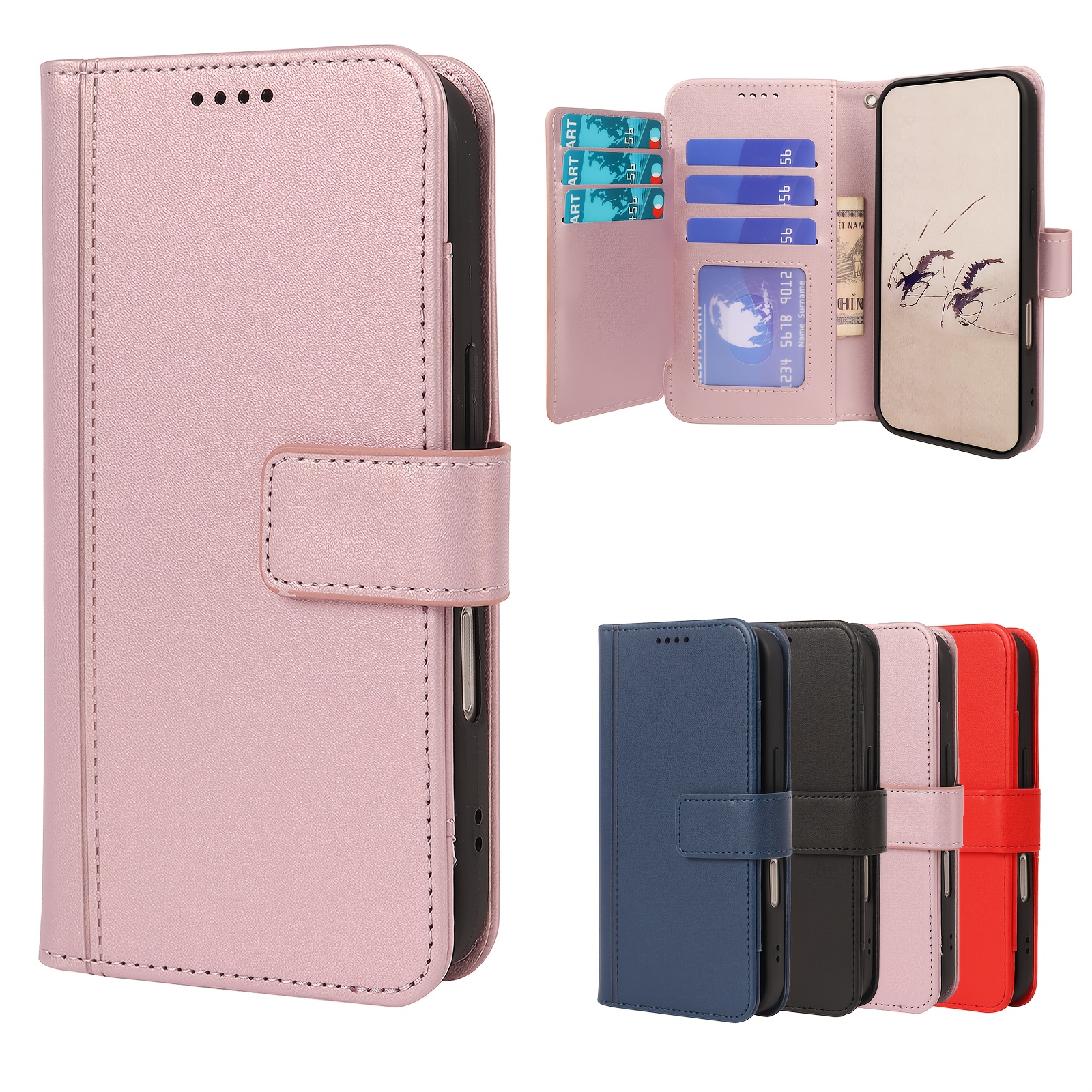TEMU Phone Case: Flip Phone Case Suitable For Moto G15/g14/g05/g04 4g/g35 Series, A Wallet- For Daily Coin Storage, Perfectly Fits The Phone, With