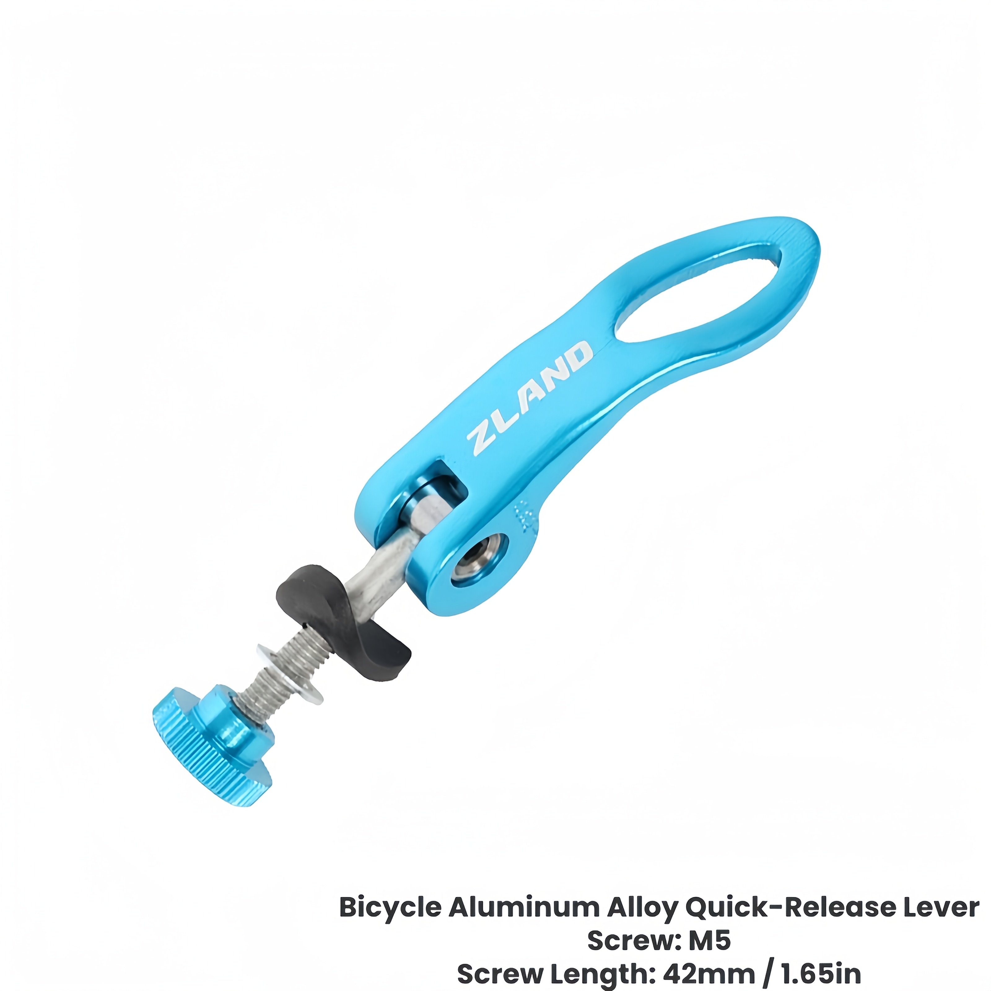 TEMU Quick-release Lever For Bicycles, Compatible With Road And Mountain Bikes, Made Of Ultra-lightweight High-strength Aluminum Alloy. Features Heat