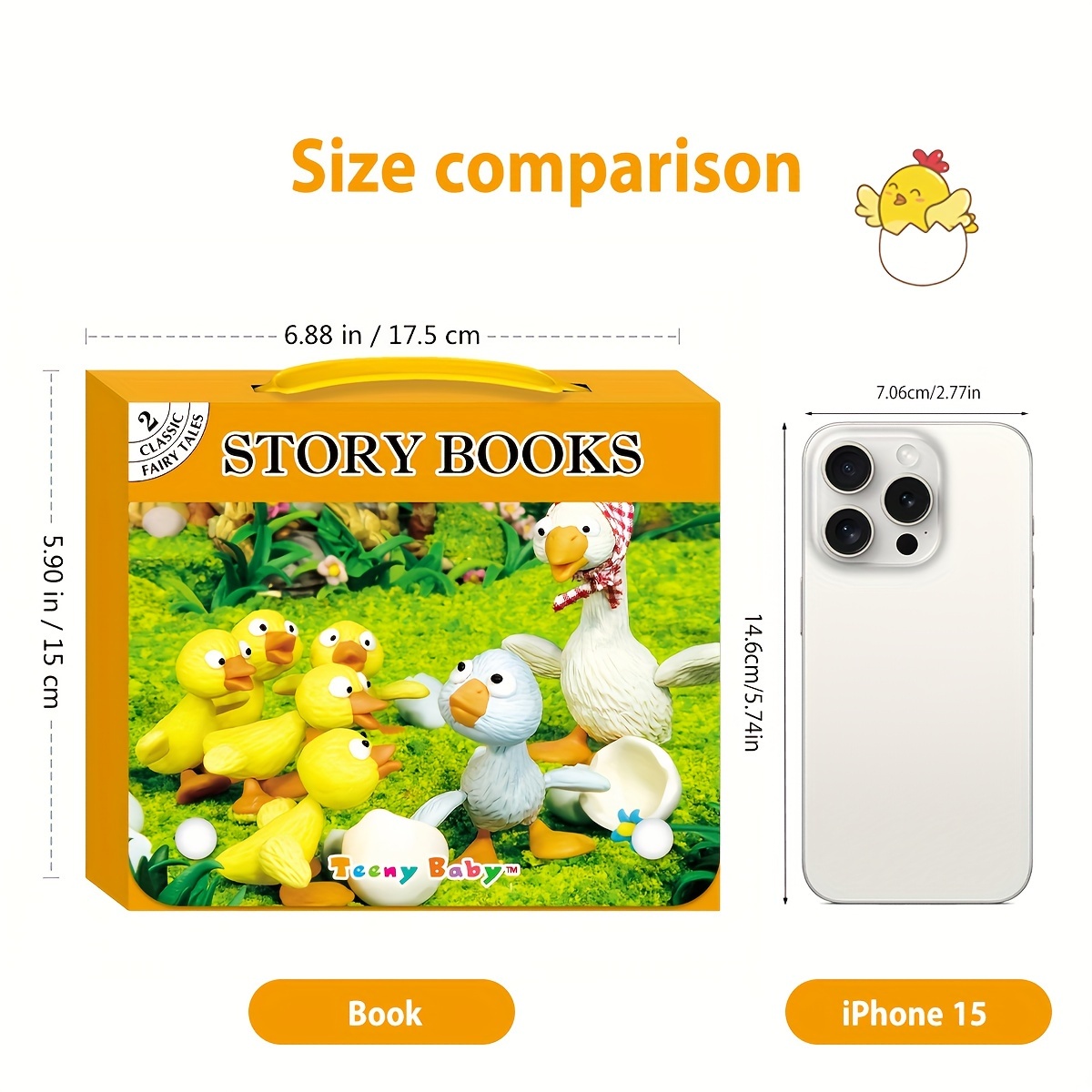 A Box Containing Five Bedtime Storybooks in English, a Gift Set of Early Learning Stories That Children Love.