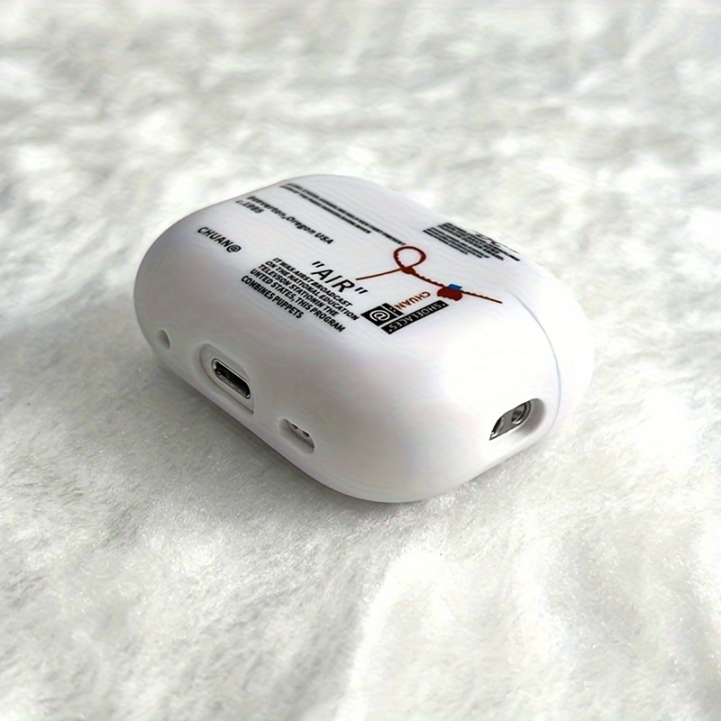 For Airpods Pro 2nd/1st Generation Case Cover, Compatible With For 2nd Gen, Soft Black Case, Transparent, White And Black