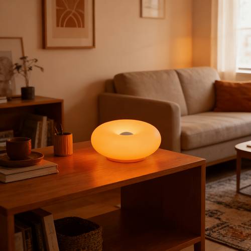creative orange donut touch table lamp dimming usb power supply bedroom lamp desk decorative atmosphere lamp