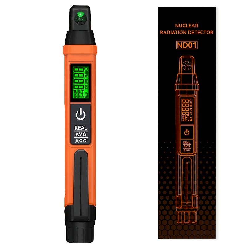 TEMU Porometisto Nd01 Handheld Portable Nuclear Radiation Detector Pen, Geiger Counter For /real-time/cumulative Dose Geiger Test Indoor Beta