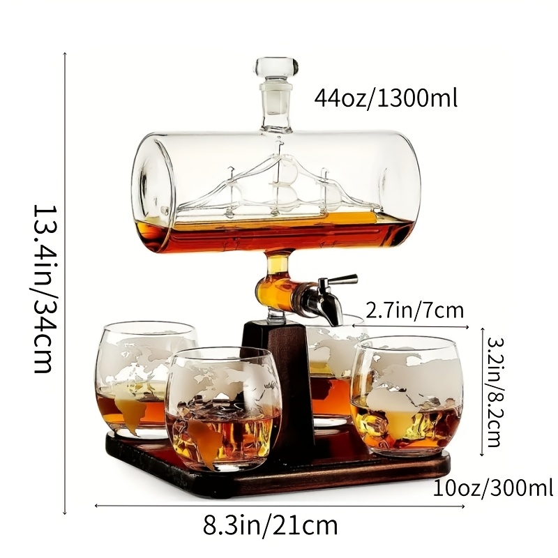 Glass Whiskey Decanter Details