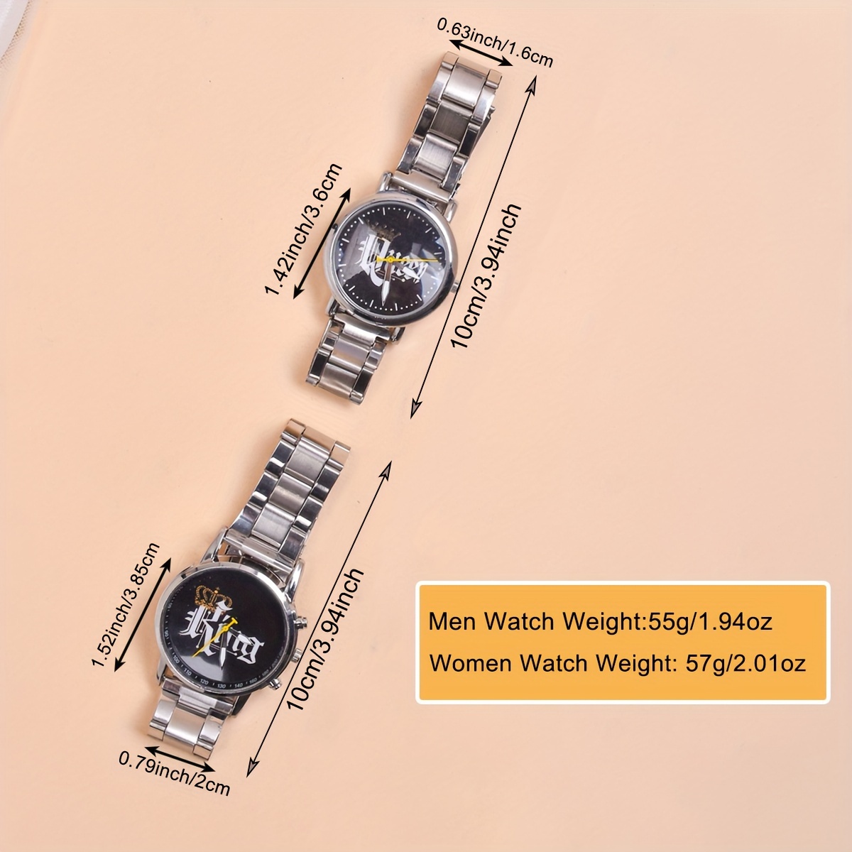 Mens and discount womens watch set