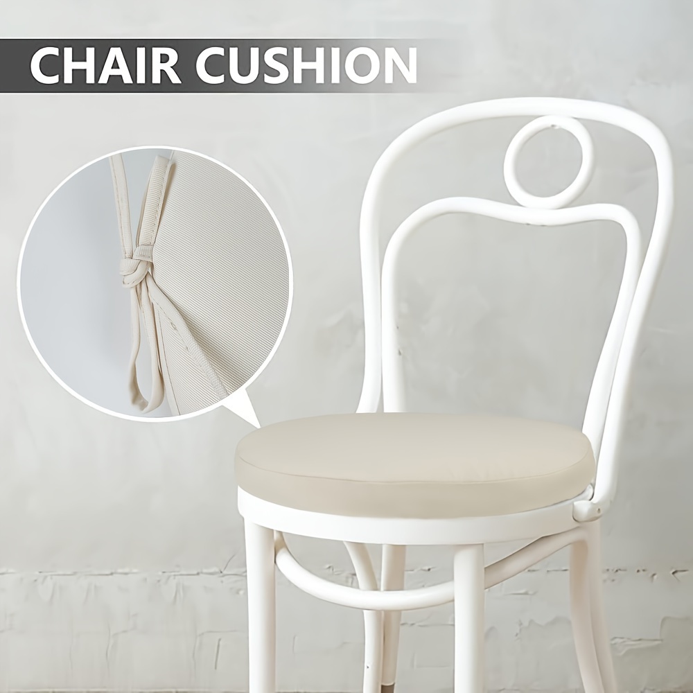 1pc round bistro chair cushion outdoor indoor solid color - Temu