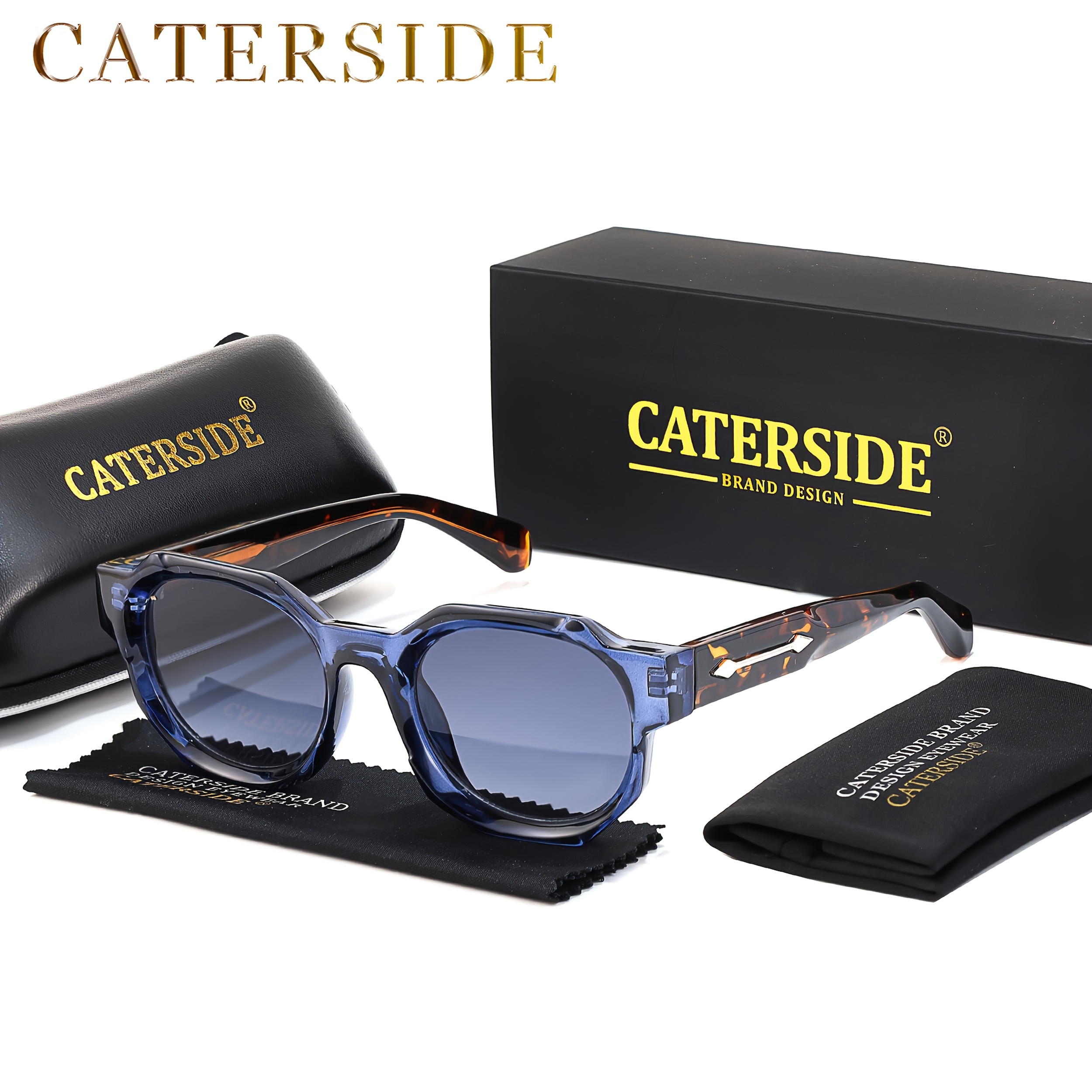 Retro Steampunk Style Sunglasses Pc+cp Temple Trendy Men's Eyeglasses Women Casual Decoration Sunglasses, Vacation Street , Christmas Thanksgiving Perfect Gift- With 3pcs Package