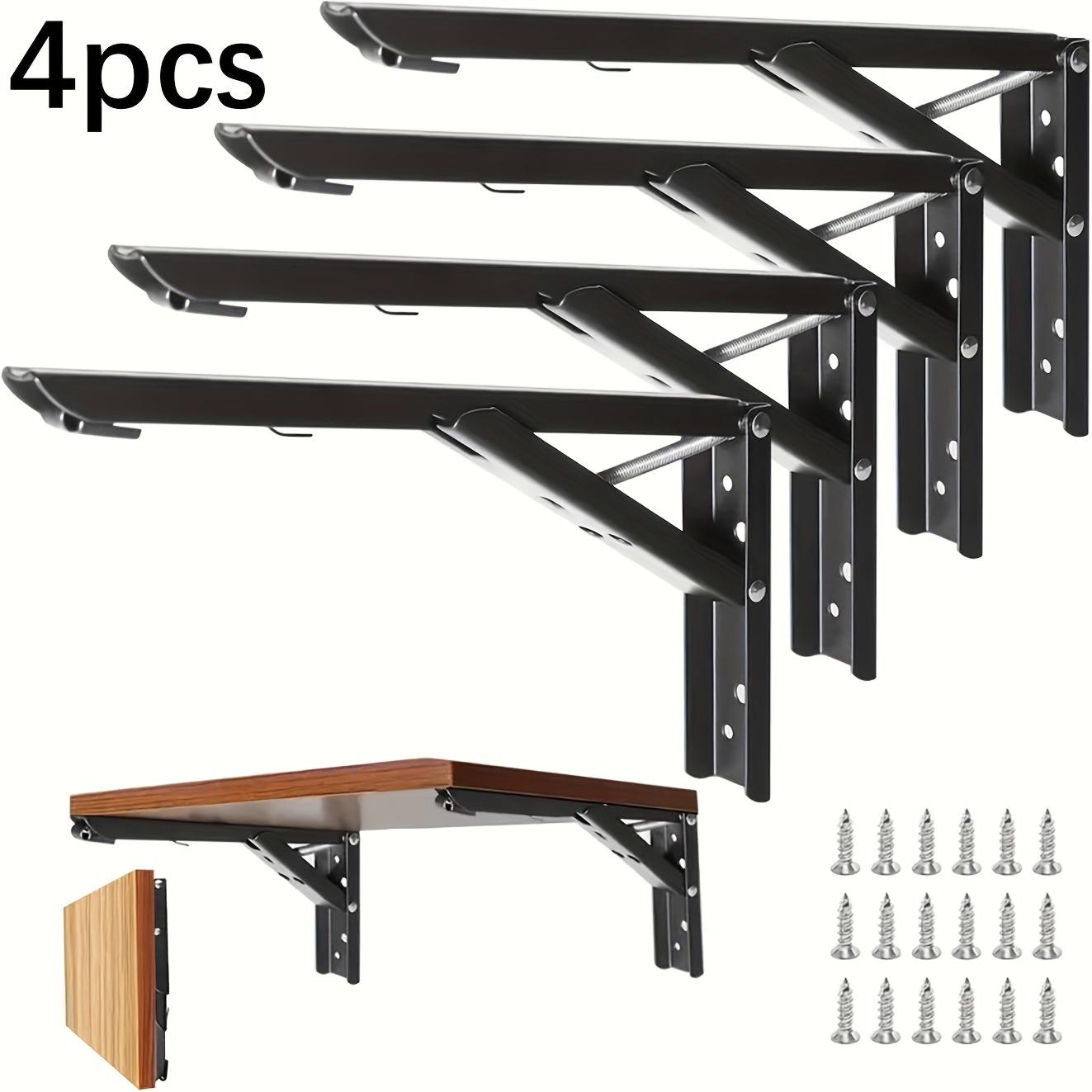 

4pcs Folding , Steel Folding For Table, -saving Diy