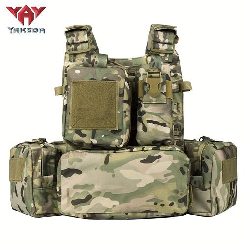 camouflage vest for hunting outdoor sports adjustable camo design durable polyester hand wash only multiple sizes black green beige