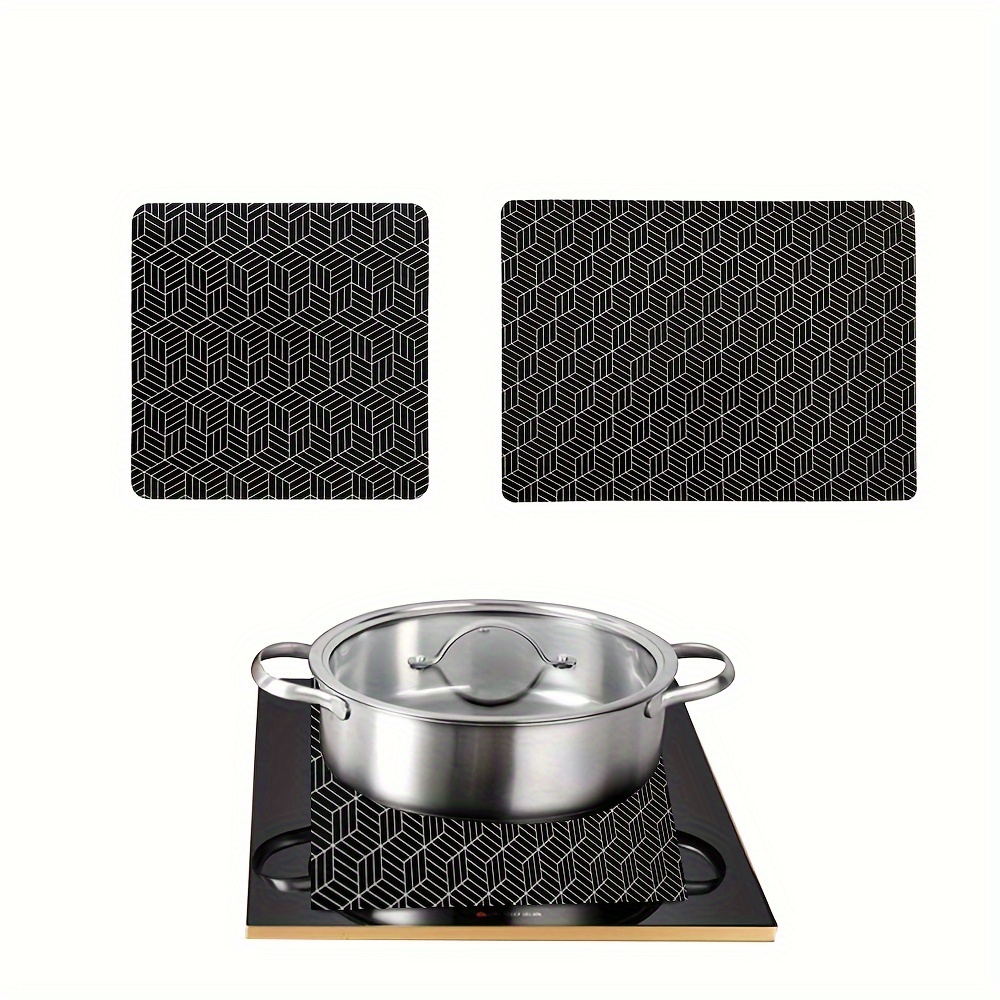 

Extra-large Silicone Induction Cooktop Protector Mat - Food-grade, Heat & Water Resistant Stove Guard, 30.7x20.47 Inches