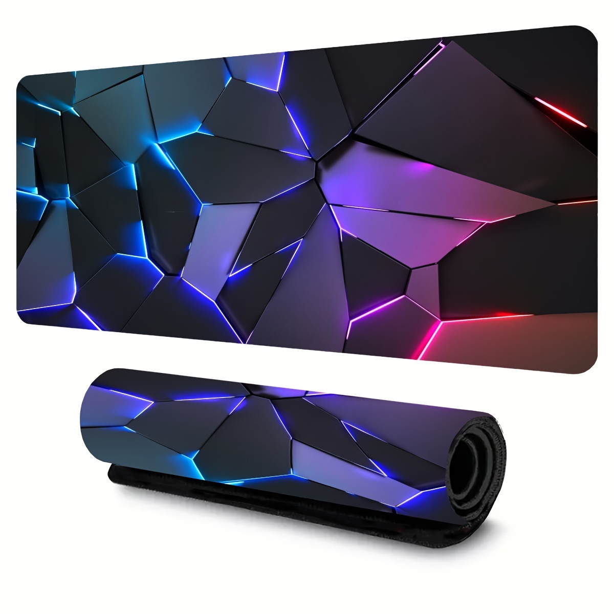 

Xl Gaming Mouse Pad - 31.5 X 11.8" Extended Desk Mat With Non-slip Base, Washable Polyester, Ideal For Home Office Work