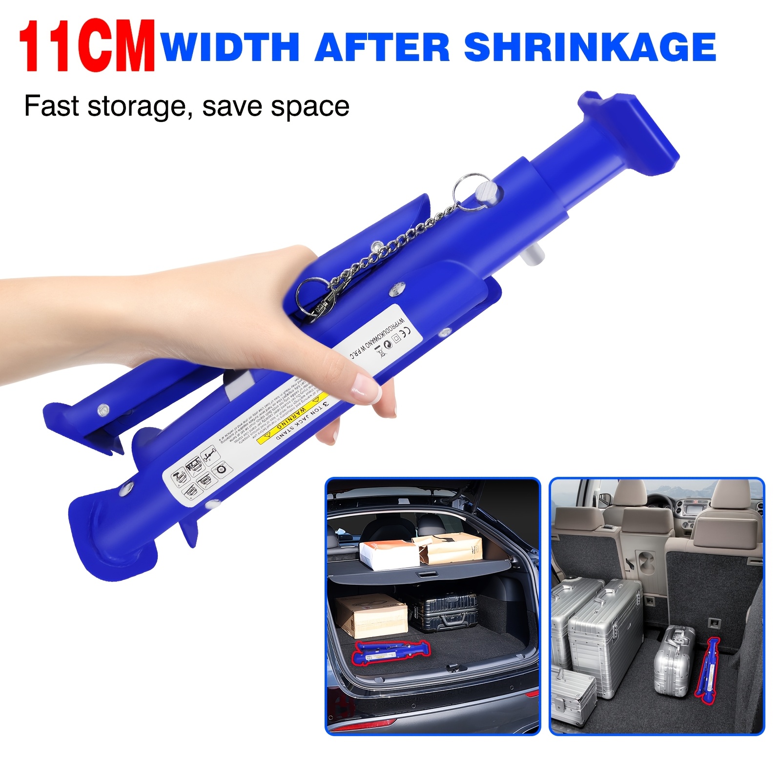 2x 3-Ton Heavy Duty Car Jack Stand Repair Tool
