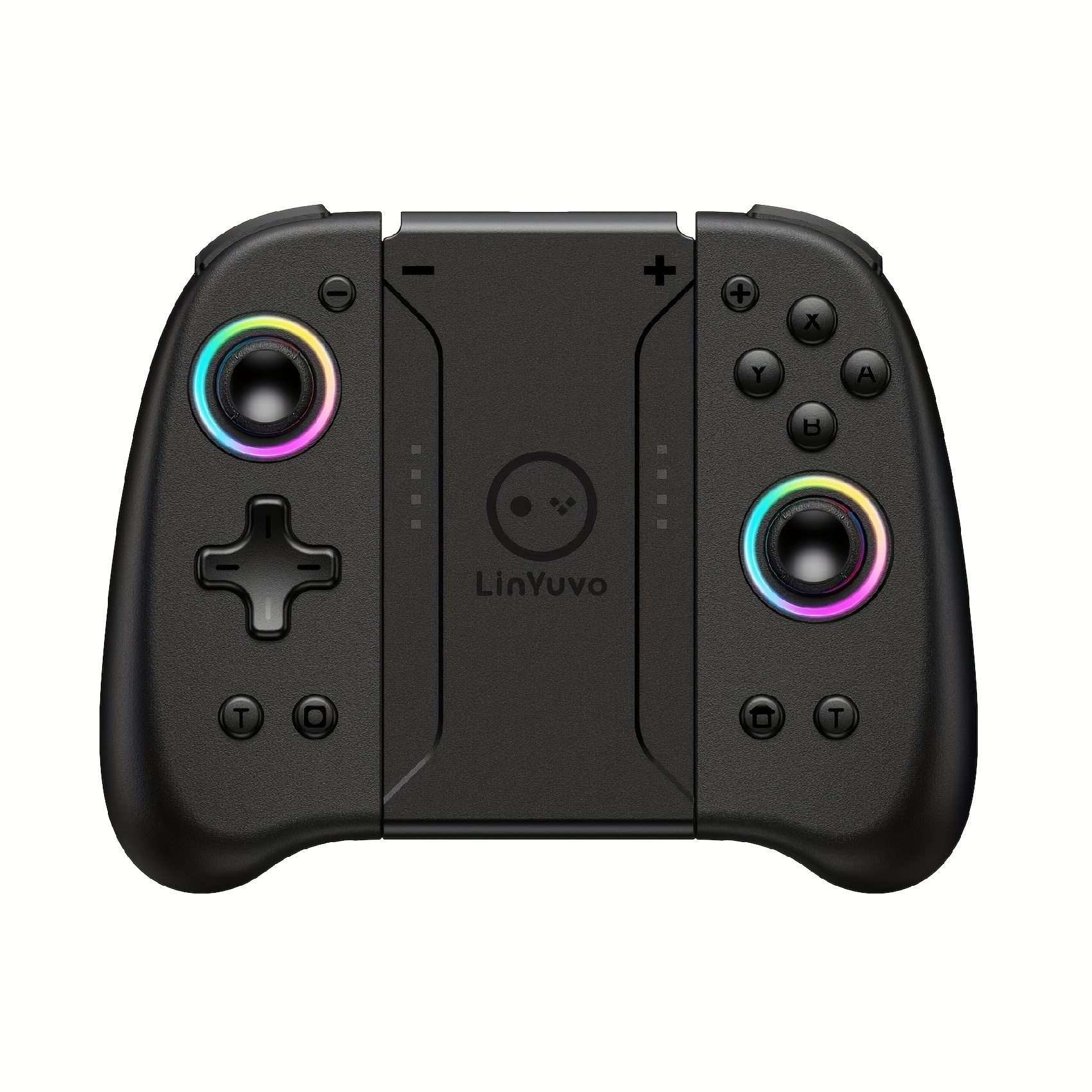 Image of Linyuvo Wireless Game Controller, Includes Colourful Rgb Lighting, Sensitive Buttons, Six-axis Motion Sensing, Dual Vibration, Superb Gaming Experience, For Switch, Switch Lite, Switch Oled.