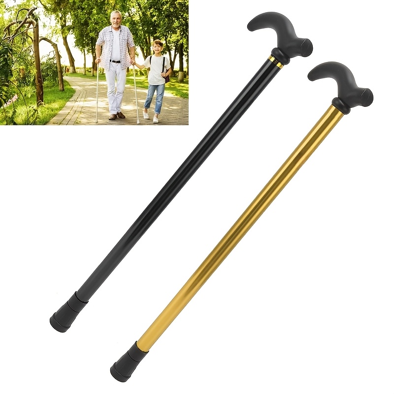 

2 Sections Of Reinforced Aluminum Hiking Poles With Golden Super Light And Anti-slip Feature.