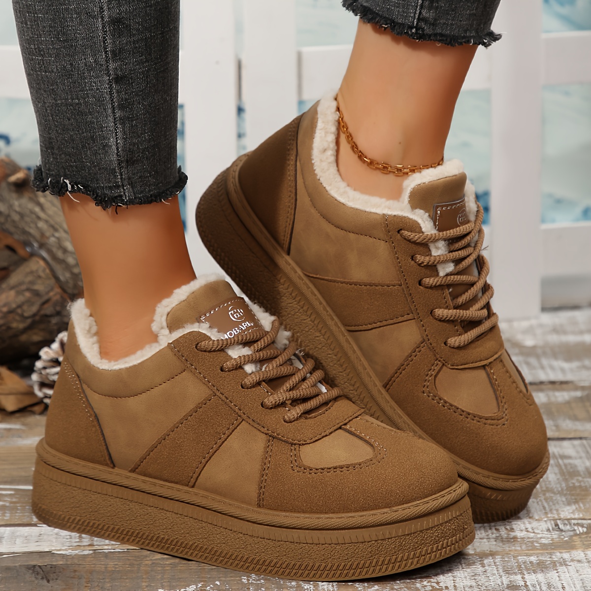 

1pr 's -up Ankle , Mid , Comfortable Footwear And