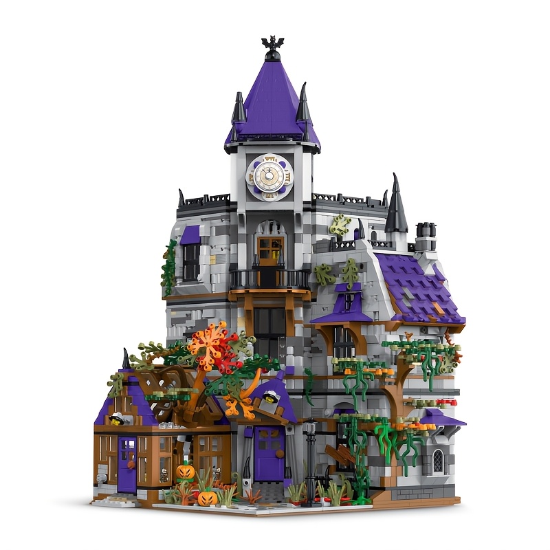 Image of Without Original Box 4190-pcs Home Decoration Building Block Medieval House Assembly Model For Christmas Halloween Birthday Gift Valentines Easter Gifts, Mork031056 Model Building Toys For Block