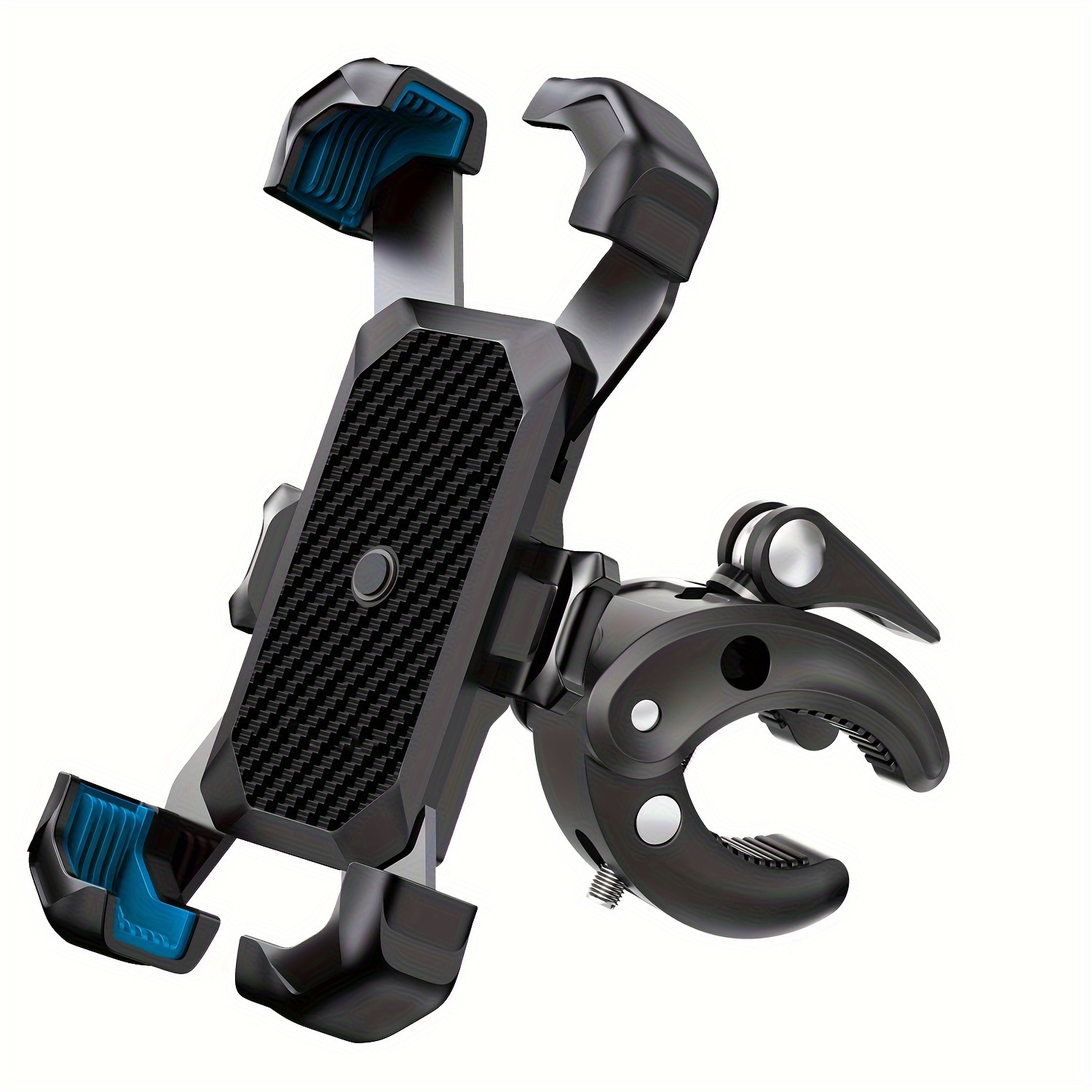 Bicycle Phone Holder, Automatic Locking Four-claw Fixed, Electric Vehicle Motorcycle Universal 4.7-7 Inch Mobile Phone Navigation Bracket
