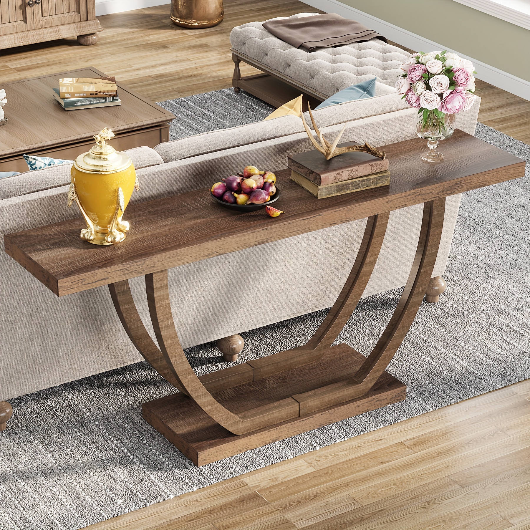 Long farmhouse console table hotsell