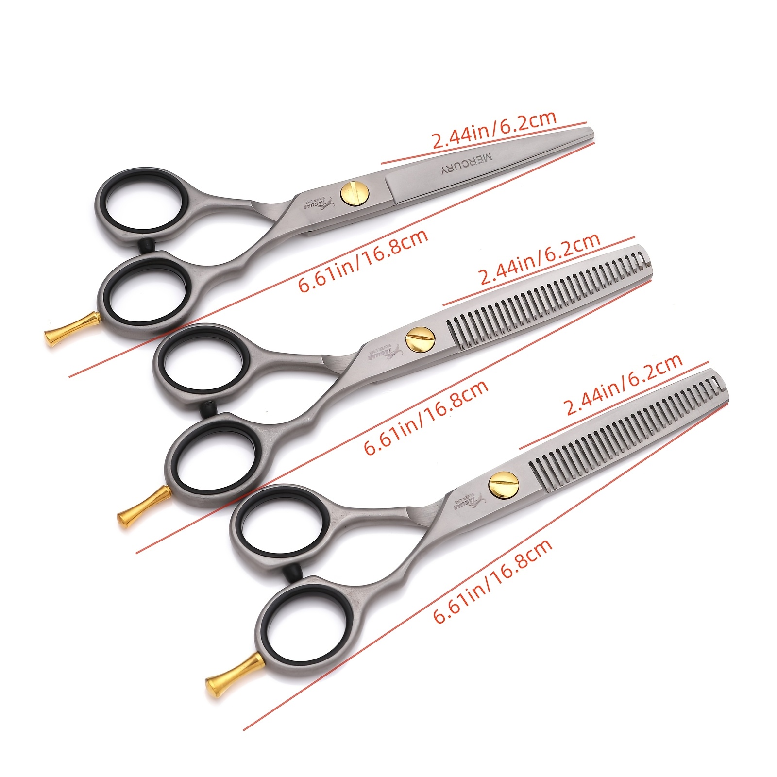 Jungle Leopard Self-Sharpening Scissors for Salon Use