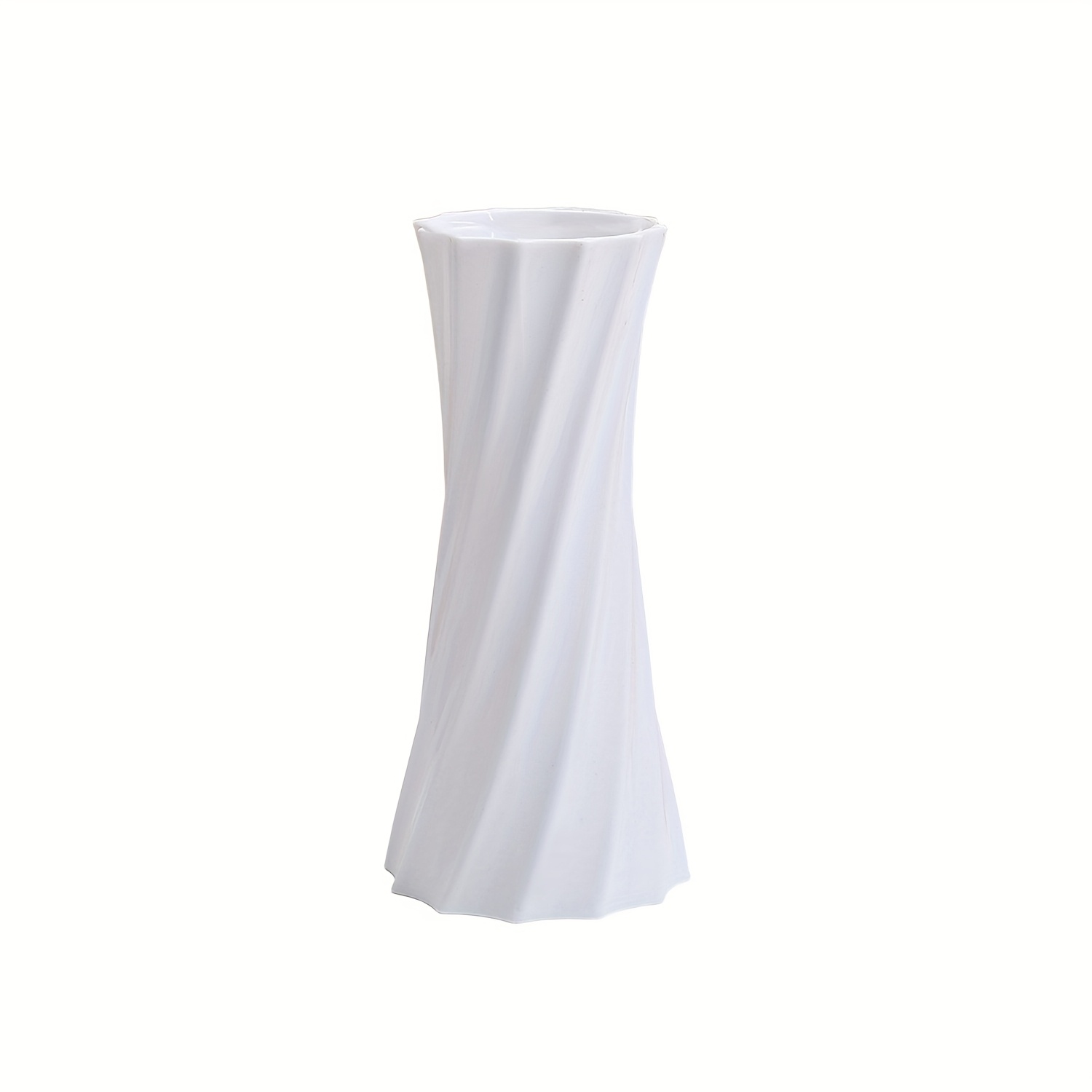 Easy Plastic Small Vase Room Faux Flower Arrangement Tool High Aesthetic Small Waist Plastic Vase Ornament