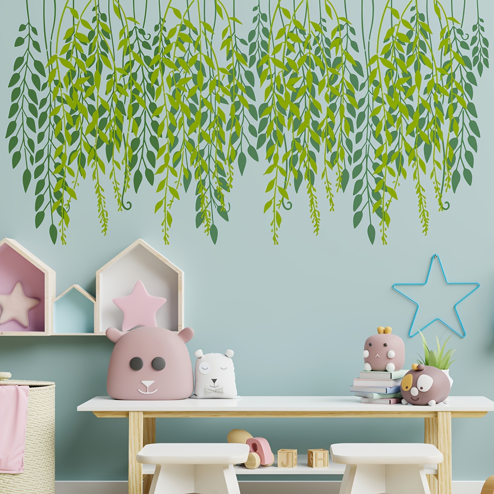 2pcs Vine Stencils for Wall Painting and DIY Crafts