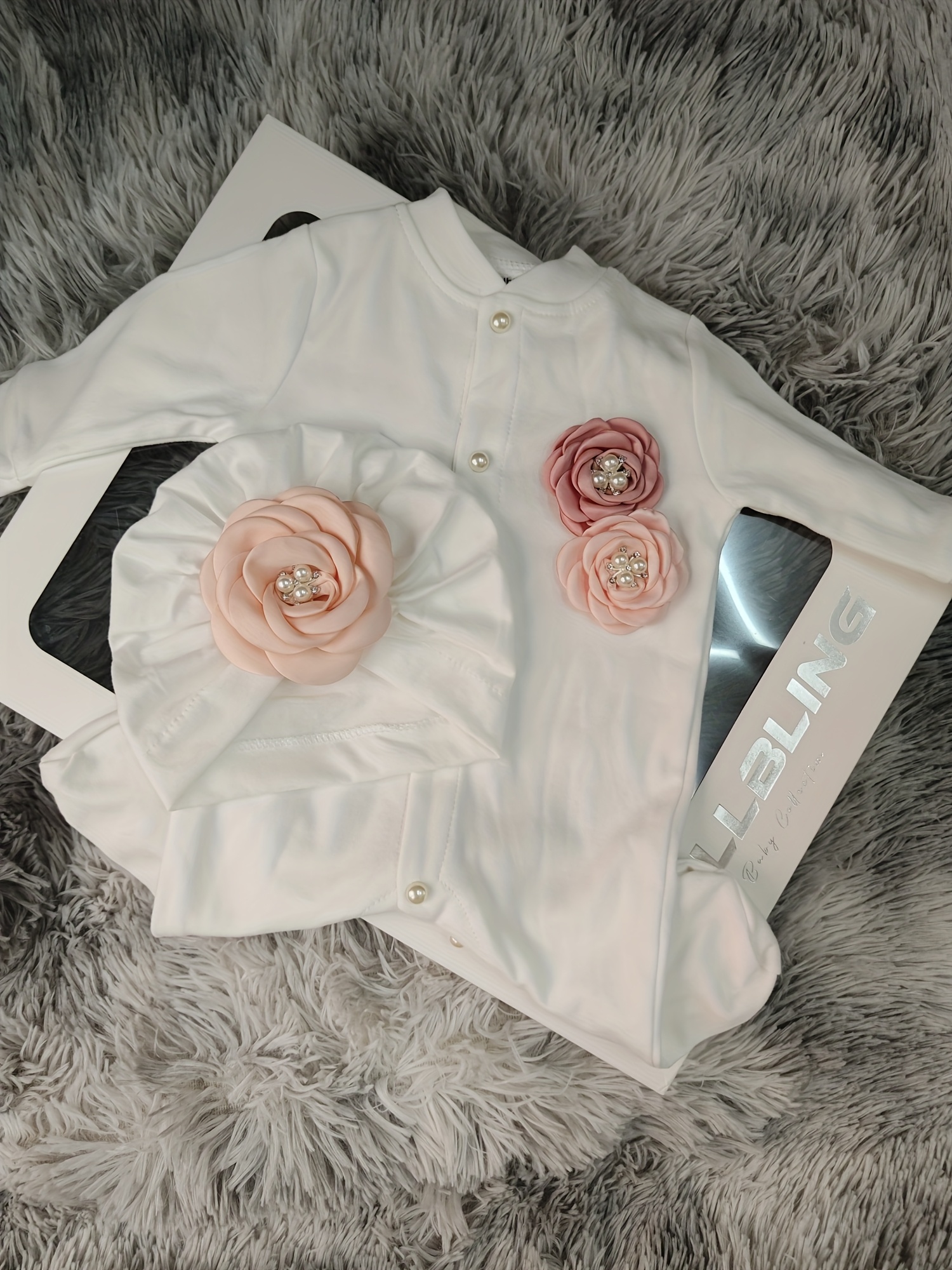 white baptismal newborn baby outfit postpartum - Temu Mauritius