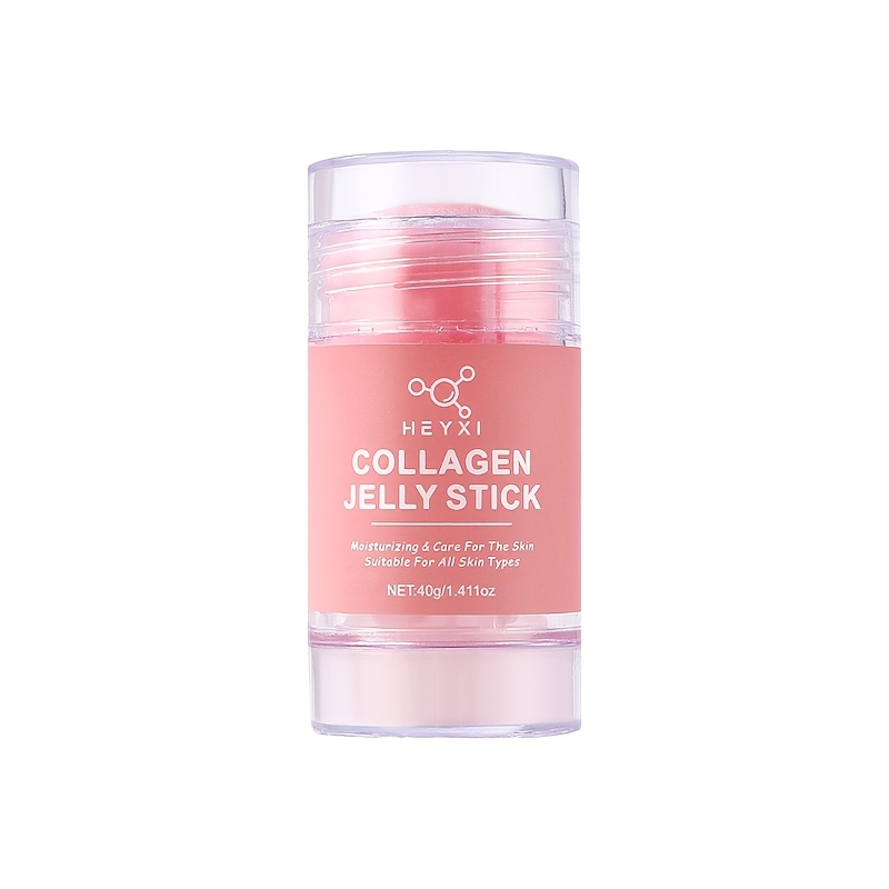 Image of Collagen Jelly Cream, And Firming, Collagen Face And Neck Lifting Gel Stick, Tightens Skin, Dark Circles, Evens Light Beige, Skin, Suitable For Face, Neck, And Full Body Use