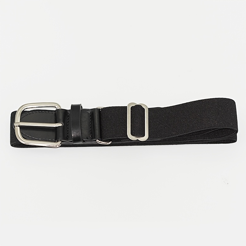 TEMU Women's Wide Elastic Golf Belt - Size Stretch Sports Belt Suitable For Casual Wear, Baseball, Wedding &, Colors With Square Buckle, - Belt For