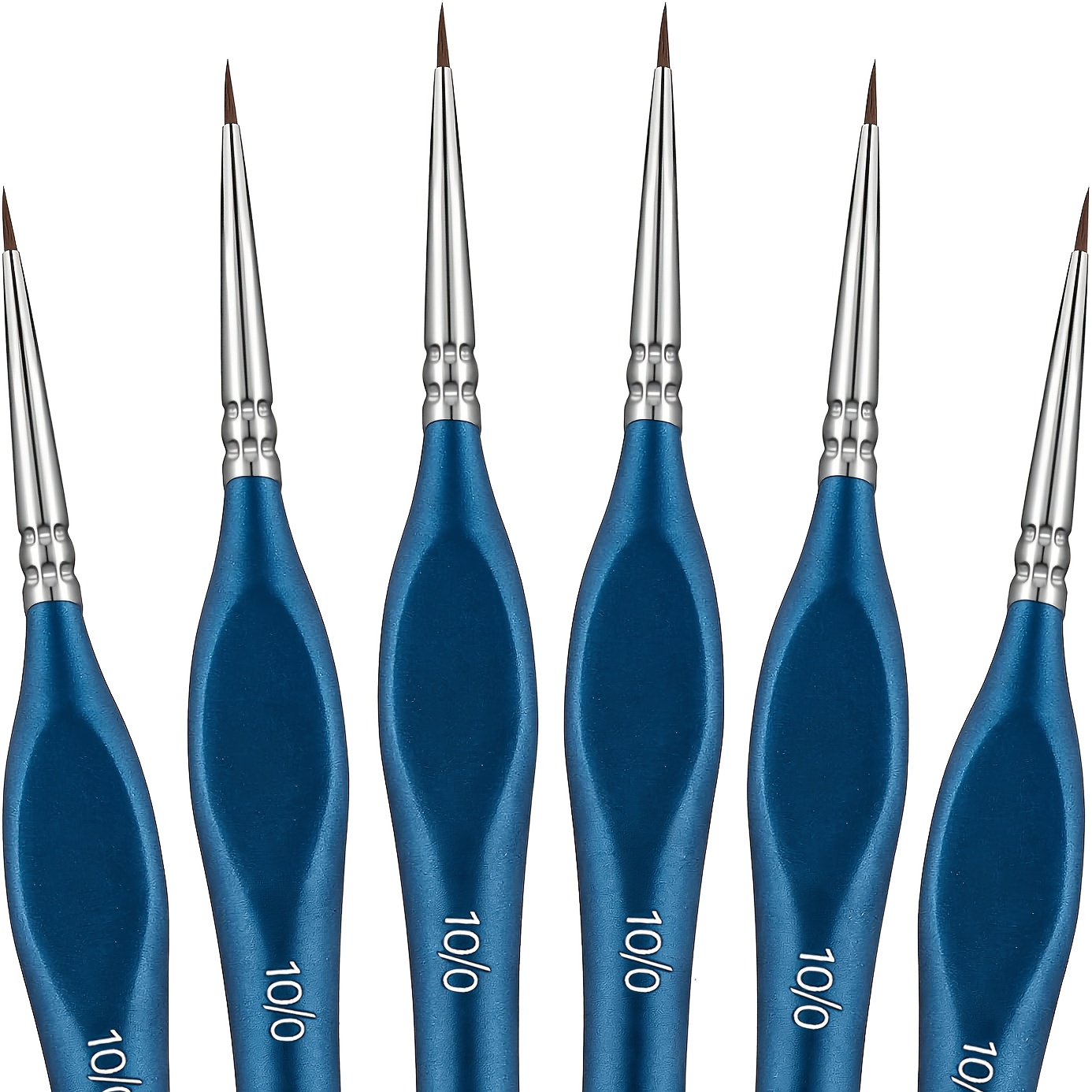 E-shop Detail Pinsel 10/0, Dom 6-teiliges extra feines Miniatur-Farbpinsel-Set mit sehr Spitzen für Modellbausätze und Malen nach Zahlen für Erwachsene
