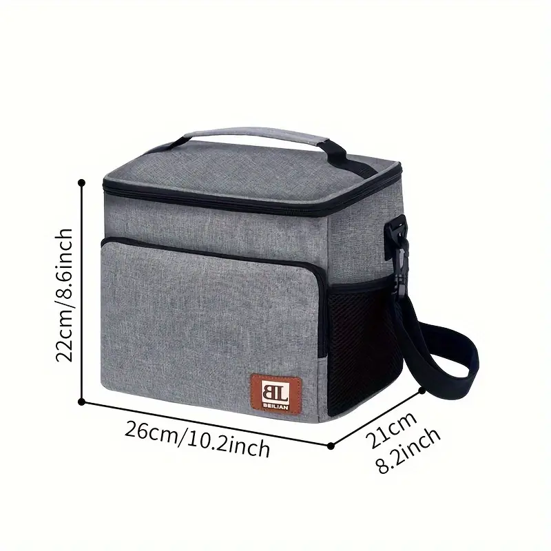 Lunch Box For Men/women, Insulated Lunch Bag Cooler Bag, Leak-proof ...