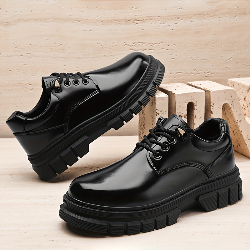 

Men's Sleek Casual Shoes - Breathable, Non-slip, Waterproof With Platform Sole For All