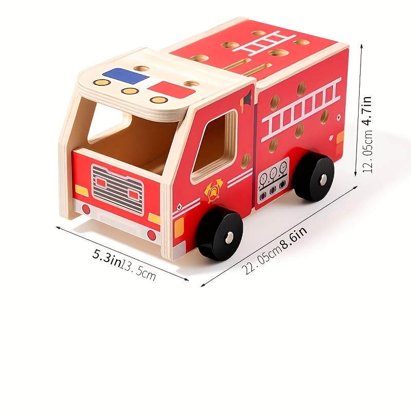 Fire Truck Tool Set with DIY Disassembly Toy Tools